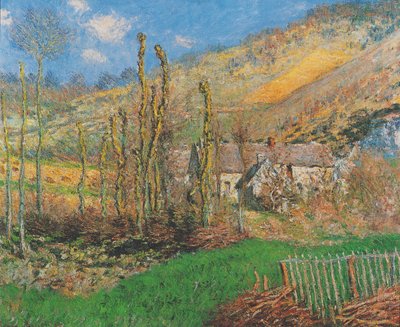 Winter Landscape at the Val de Falaise (Giverny) by Claude Monet
